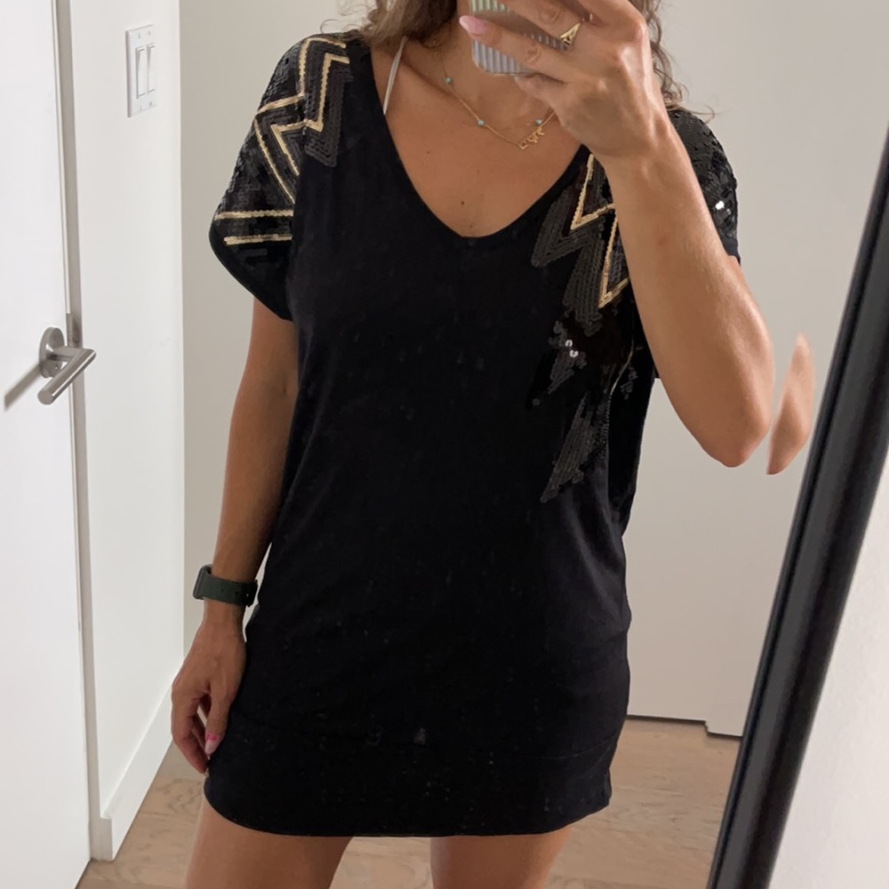 H&M sequin tunic size medium